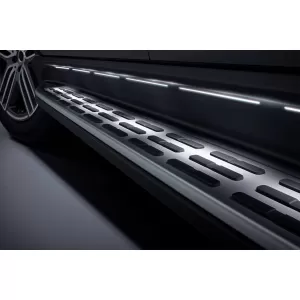 Running boards suitable for Mercedes GLS X167 after 2019 with LED lighting