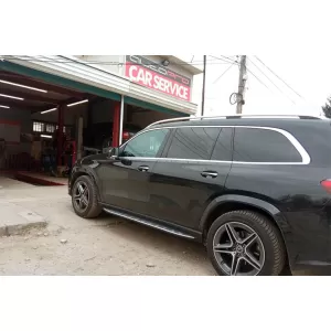 Running boards suitable for Mercedes GLS X167 after 2019 with LED lighting