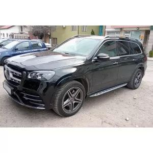 Running boards suitable for Mercedes GLS X167 after 2019 with LED lighting