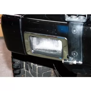 Chrome trim around fog lights suitable for Mercedes G W463