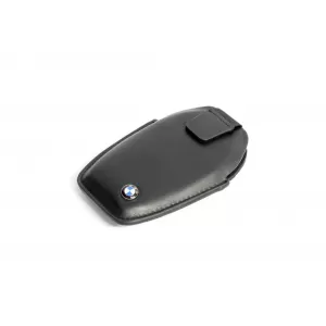 Original leather key case with display suitable for BMW