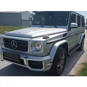 Daytime running lights suitable for Mercedes G-Class W463 after 1989 with chrome base