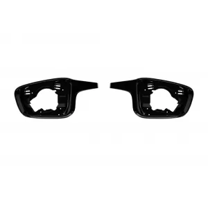 M3 type mirror caps suitable for BMW 3 Series G20, G21 2019-2022, black lacquer-image-6132484