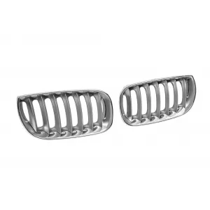 Chrome kidneys suitable for BMW X3 E83 2004-2007