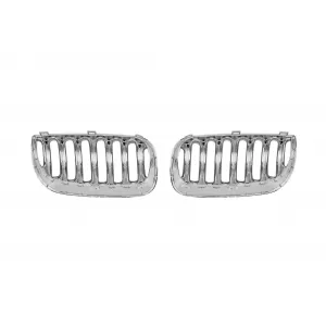 Chrome kidneys suitable for BMW X3 E83 2004-2007