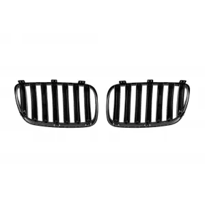 Black kidney grilles suitable for BMW X3 E83 2007-2010