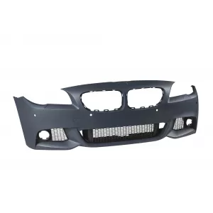 Front M Technik Stoßstange geeignet für BMW 5er Reihe F10 Limousine, F11 Touring 2010-2013 mit PDC, mit Waschdüsen, ohne Nebelscheinwerfer-image-6162817