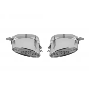 RS7-Typ Diffusor mit verchromten Endrohren geeignet für den serienmäßigen Heckstoßfänger des Audi A7 Sportback 2015-2017 -O---O--image-6162921