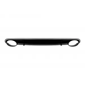 RS4-Typ Diffusor mit verchromten Endrohren geeignet für die Standard-Heckstoßstange des Audi A4 Limousine, Kombi 2007-2011 -O---O--image-6163591