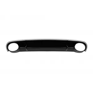 RS4-Typ Diffusor mit verchromten Endrohren geeignet für die Standard-Heckstoßstange des Audi A4 Limousine, Kombi 2007-2011 -O---O--image-6163593