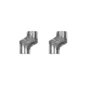 RS4-Typ Diffusor mit verchromten Endrohren geeignet für die Standard-Heckstoßstange des Audi A4 Limousine, Kombi 2007-2011 -O---O--image-6163596