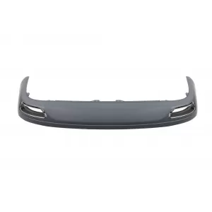 W12-Typ Diffusor mit verchromten Enden geeignet für den serienmäßigen Heckstoßfänger des Audi A8 2010-2014 -oo--oo--image-6163814