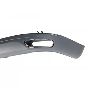 W12-Typ Diffusor mit verchromten Enden geeignet für den serienmäßigen Heckstoßfänger des Audi A8 2010-2014 -oo--oo--image-6163816