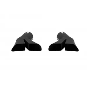 W12-Typ Diffusor mit verchromten Enden geeignet für den serienmäßigen Heckstoßfänger des Audi A8 2010-2014 -oo--oo--image-6163825