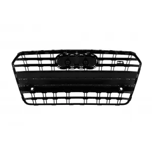Schwarzer Lackgrill Typ S7 geeignet für Audi A7 2015-2017-image-6164252