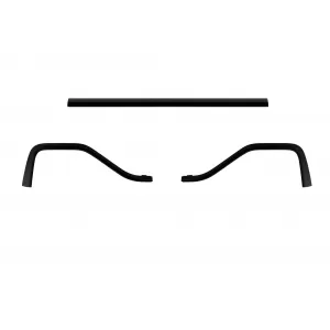 Rear RS5 bumper suitable for Audi A5 Sportback, Coupe, Cabrio 2020-2024 with black exhaust tips