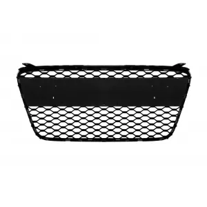Gloss Black RS-style grille suitable for Audi R8 2013-2015 with Gloss Black frame