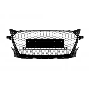 RS-style front bumper suitable for Audi TT Coupe, Convertible 2016-2021 with Gloss Black grille