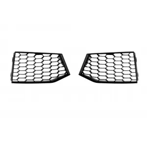 RS-style front bumper suitable for Audi TT Coupe, Convertible 2016-2021 with Gloss Black grille