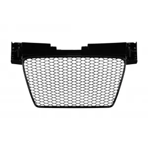 Gloss Black RS-style grille, suitable for Audi TT Coupe, Convertible 2008-2015 without emblem base