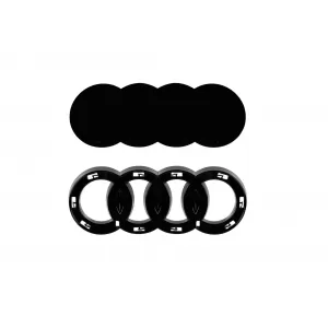 Gloss Black RS-style grille, suitable for Audi TT Coupe, Convertible 2008-2015 without emblem base