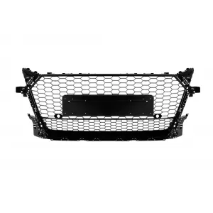 Gloss Black RS-style grille, suitable for Audi TT Coupe, Convertible 2015-2022 without emblem base