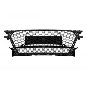 Gloss Black RS-style grille, suitable for Audi TT Coupe, Convertible 2015-2022 without emblem base