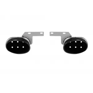 RS6 2021 rear bumper suitable for Audi A6 Avant, Allroad 2015-2018 with black exhaust tips