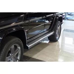 Steps suitable for Mercedes G-Class W463 5-door long wheelbase after 1989