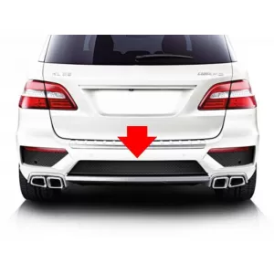 Center grille suitable for rear A Design bumper for Mercedes ML W166 2011-2015