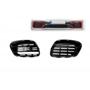 image-68-Front grille set suitable for A Design S63 bumper for Mercedes S-Class W222 2017-2020, left and right