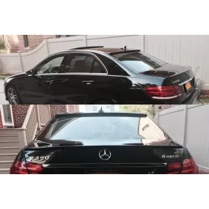 Lorinser-style roof spoiler suitable for Mercedes E-class W212 2009-2016