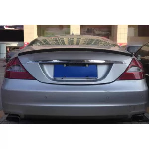 A Design trunk spoiler suitable for Mercedes CLS C219 2004-2010, unpainted