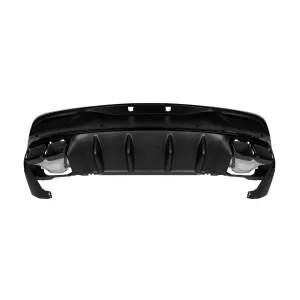 GLE63 Typ Diffusor mit schwarzen Endrohren geeignet für den hinteren A Design Stoßfänger am Mercedes GLE Coupe C167 nach 2020 -oo--oo--image-6138054