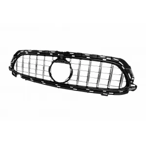 GT-Typ Chromgrill geeignet für Mercedes E-Klasse W213 Limousine, S213 Kombi, C238 Coupé, A238 Cabriolet 2020-2023-image-6138378