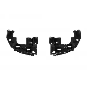 GLE63 Typ Diffusor mit verchromten Endrohren für den hinteren A Design Stoßfänger geeignet für Mercedes GLE Coupe C292 2016-2019 -oo--oo-, mit schwarzem Lackzierleisten-image-6138695