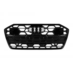 Mattschwarzer S-Typ Kühlergrill geeignet für Audi A6 2019-2024-image-6139164