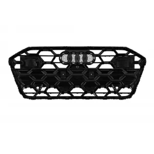 Mattschwarzer S-Typ Kühlergrill geeignet für Audi A6 2019-2024-image-6139167