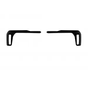Gloss Black front bumper side grilles suitable for Audi A6 2019-2024