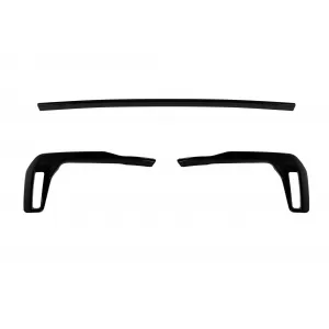 Gloss black grille set suitable for Audi A6 S Line front bumper 2019–2024