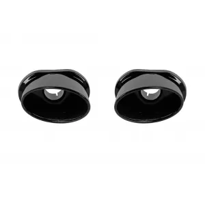 RS Style Diffuser with black exhaust tips suitable for Audi Q5 2018-2020 S-line rear bumper