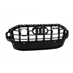Glossy Black S-Line style grille suitable for Audi Q7 2020-2023