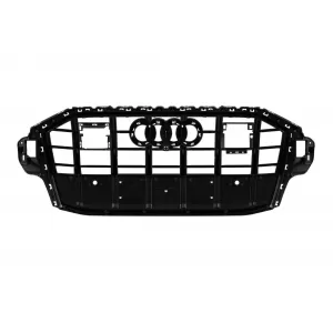 Glossy Black S-Line style grille suitable for Audi Q7 2020-2023