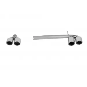 M5 style chrome exhaust tips set suitable for BMW 5 Series F10, F11 2010-2017