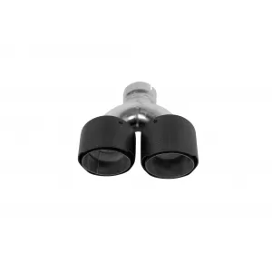 M5 style black exhaust tips set suitable for BMW 5 Series F10, F11 2010-2017