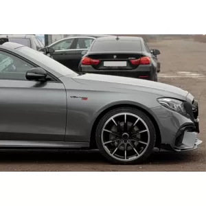 B Design spoiler A Design első lökhárítóhoz, Mercedes E-osztály W213, S213 2016-2020, fényes fekete-image-6139610
