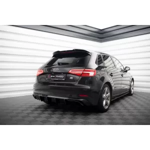 Maxton Design Dachspoiler geeignet für Audi A3 Sportback 8V 2016-2020, schwarz lackiert-image-6140113