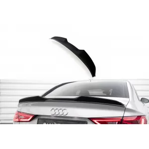 Maxton Design spoiler suitable for Audi A3 8V sedan 2013-2016, black lacquer