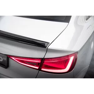 Maxton Design spoiler suitable for Audi A3 8V sedan 2013-2016, black lacquer
