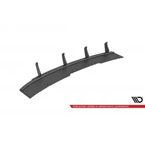 Maxton Design Street Pro Typ Anbauteil geeignet für Diffusor für Audi A4 B9 Limousine, Kombi 2015-2019, schwarz lackiert-image-6140134